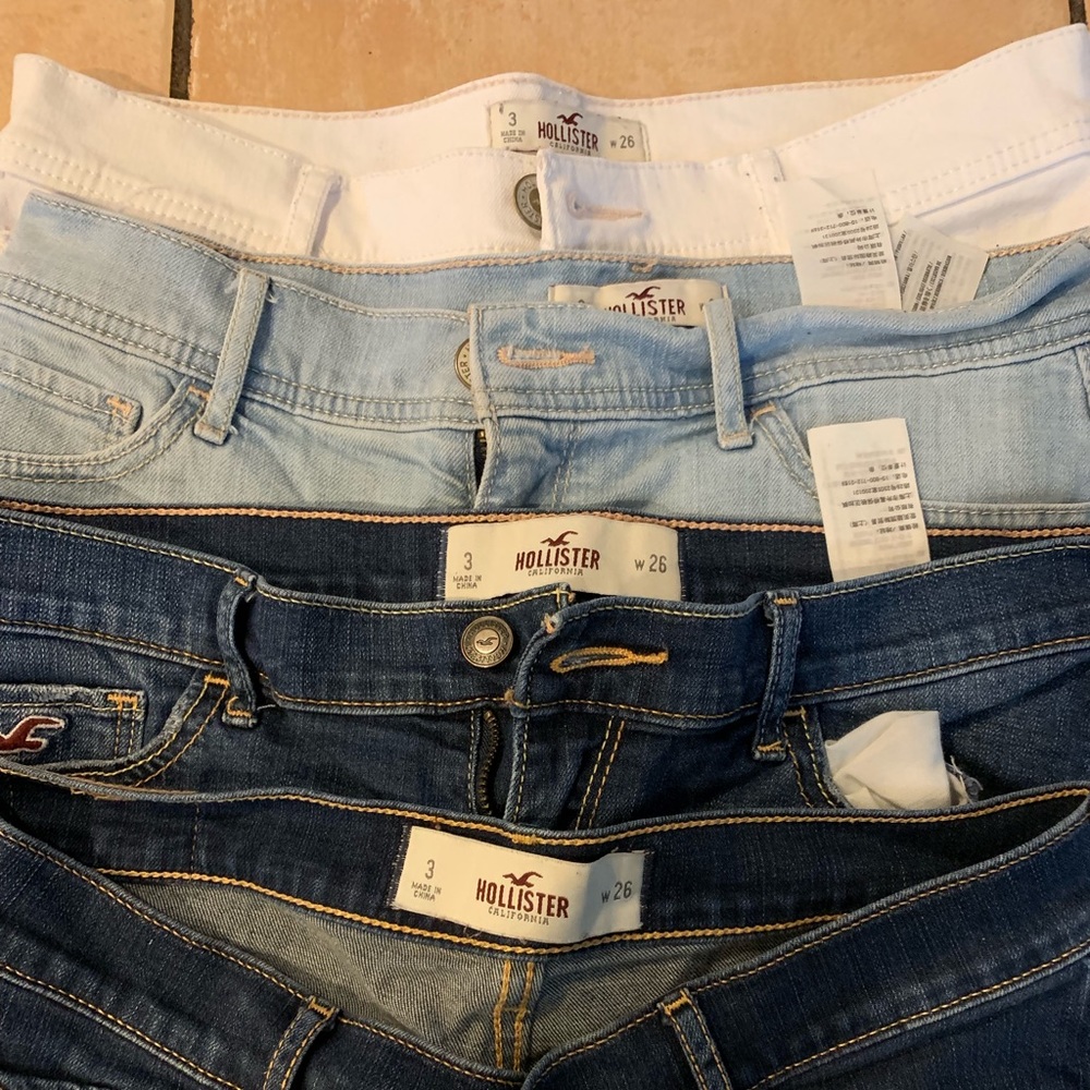 Hollister shorts size 3.   $15 each